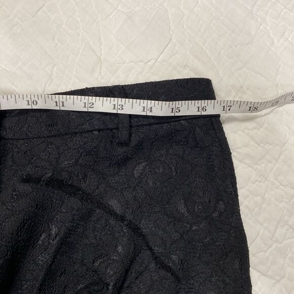 Ann Taylor Floral Lace Black Pants size 6 - Picture 11 of 11